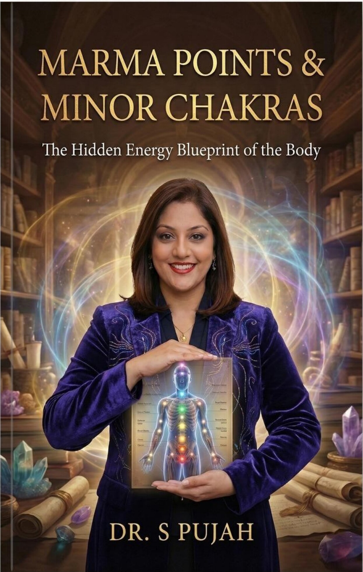 Marma Points & Minor Chakras — book cover by Dr S Pujah